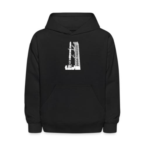 Starship Super-Heavy Lift Launch Vehicle - No Text - Kids' Hoodie