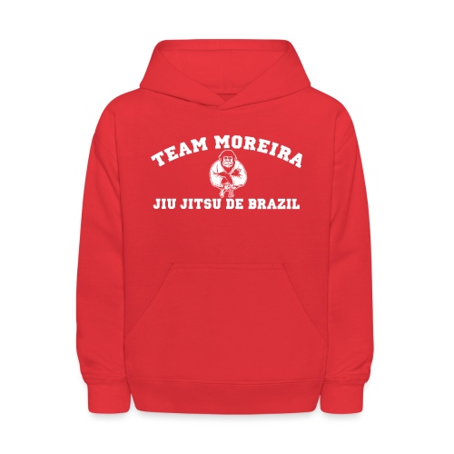Team Moreira - Classic Athletic - All White Logo - Kids' Hoodie