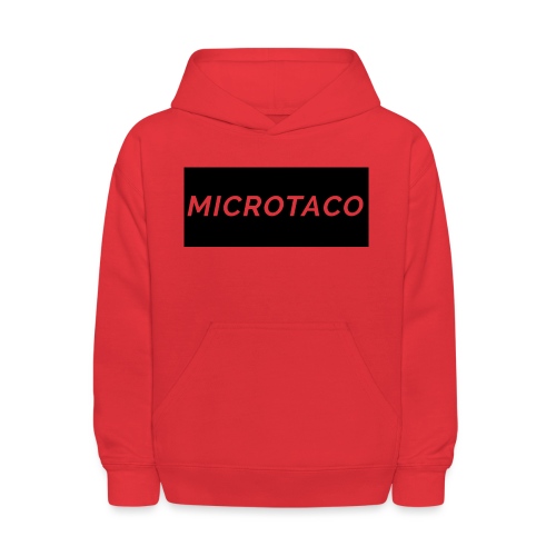 MicroTaco Text Logo - Kids' Hoodie