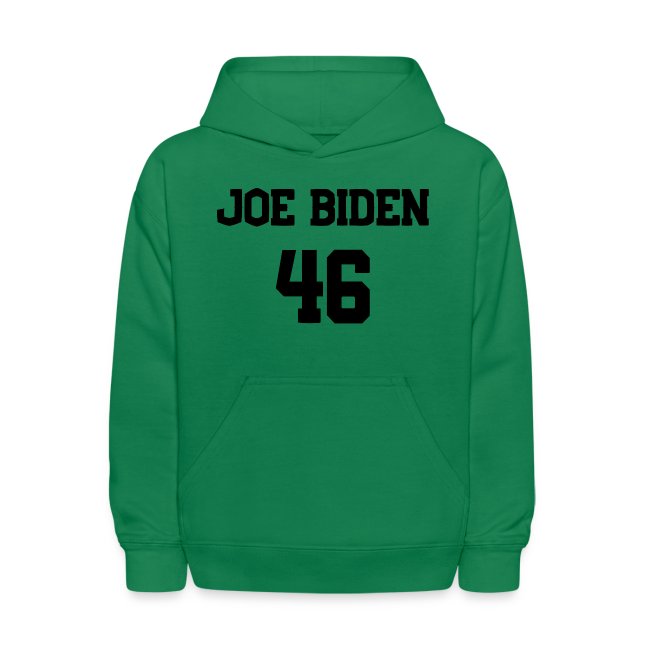 Joe Biden 46 (in black letters & number)