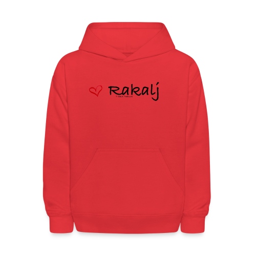 I love Rakalj - Kids' Hoodie