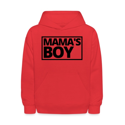 MAMA's Boy (Black Stamp Version) - Kids' Hoodie