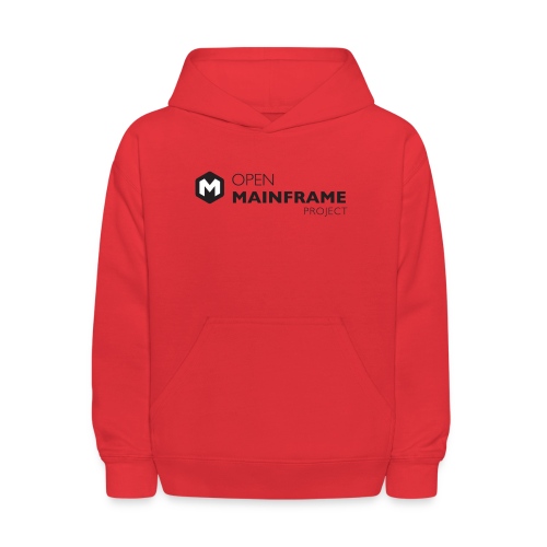 Open Mainframe Project - Black Logo - Kids' Hoodie
