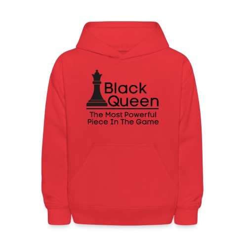 Black Queen The Most Powerful Piece In The Game - Kids' Hoodie