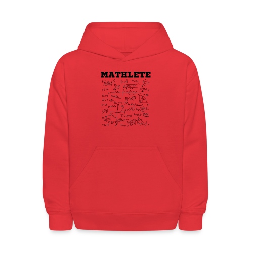 MATHLETE | Math Formula (University Font) - Kids' Hoodie