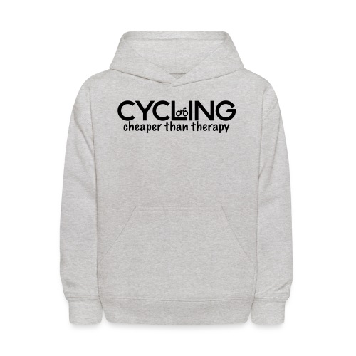 Cycling Cheaper Therapy - Kids' Hoodie