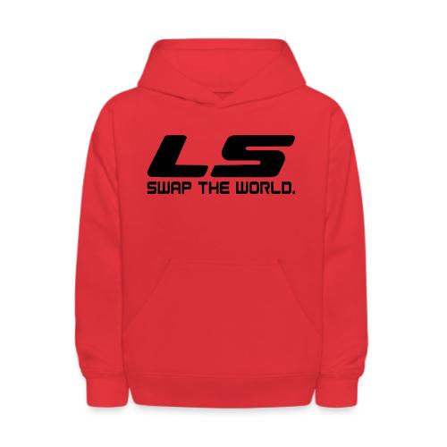 LS Swap The WORLD (Back and Front) - Kids' Hoodie