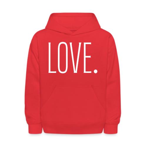 Smoon City_Just Text 6 Love Thin White - Kids' Hoodie