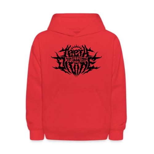 Teeth Of The Divine Logo BLACK - Kids' Hoodie