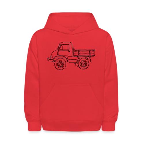Off-road truck, transporter - Kids' Hoodie