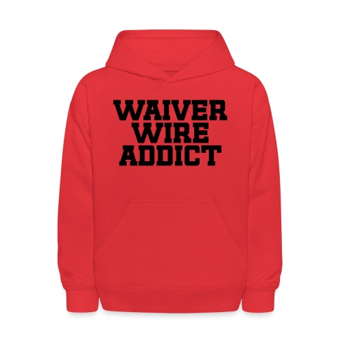 Waiver Wire Addict (Turquoise & Metallic Gold) - Kids' Hoodie
