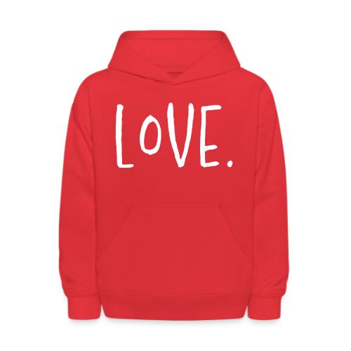 Smoon City_Love Thin White2 - Kids' Hoodie
