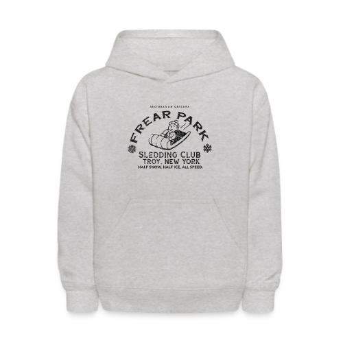 RO Frear Park Sledding Club Distressed Dark - Kids' Hoodie