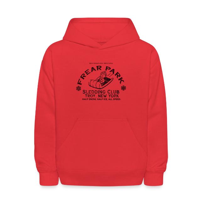 RO Frear Park Sledding Club Distressed Dark