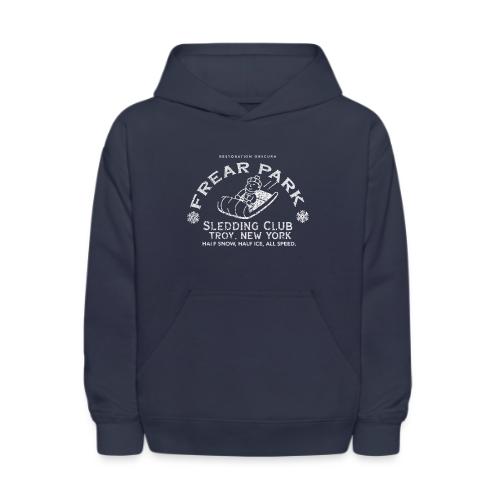 RO Frear Park Sledding Club Distressed Light - Kids' Hoodie