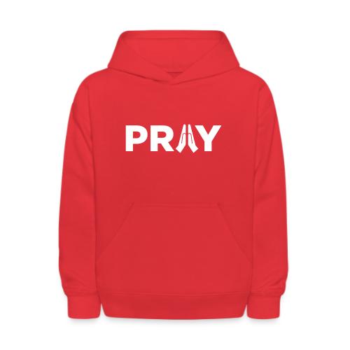 Pray - white - Kids' Hoodie