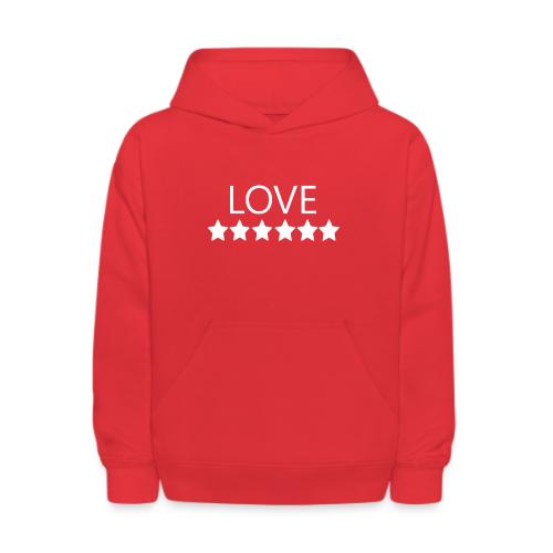 LOVE (White font) - Kids' Hoodie