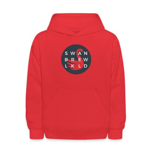 Modern Swan Brewing Logo - Kids' Hoodie