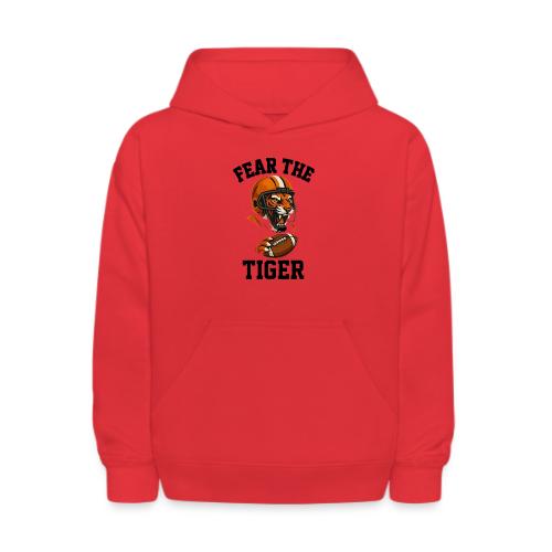 Fear The Tiger Football Helmet T-Shirt - Kids' Hoodie