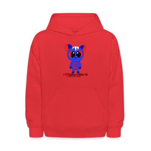 I Heart Letter Critter C - Kids' Hoodie
