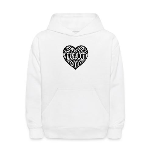 FREEDOM in Heart - Kids' Hoodie