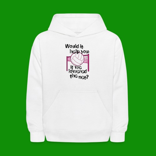 Lower the Net Volleyball - Kids' Hoodie