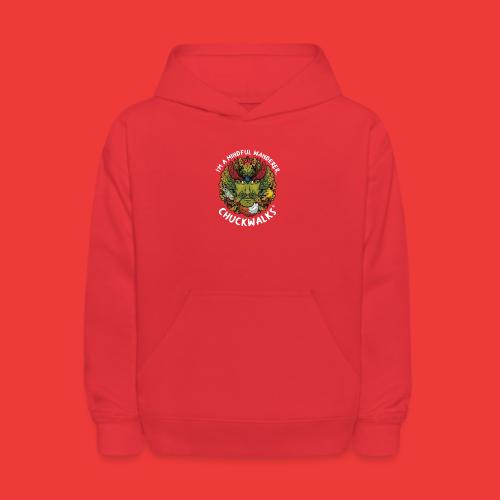 I'm A Mindful Wanderer (white text for dark items) - Kids' Hoodie