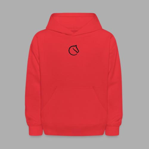 embroidered horsey! - Kids' Hoodie
