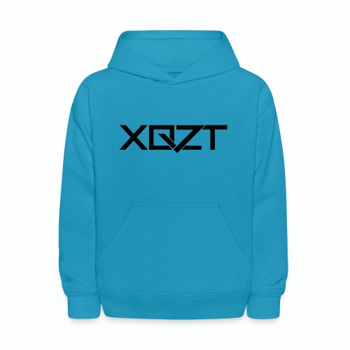#XQZT Logo Ultra Noir - Kids' Hoodie