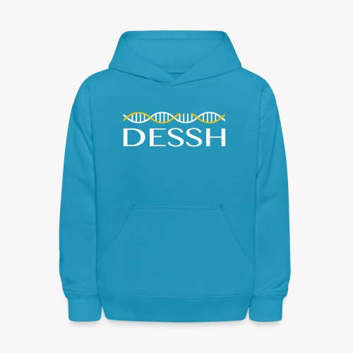 DESSH Foundation Logo in White - Kids' Hoodie