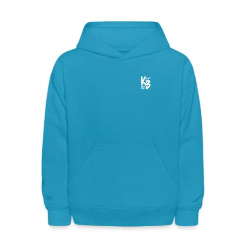 Kure Beach Day-White Lettering-Front and Back - Kids' Hoodie