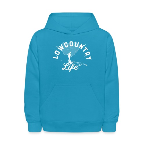 Lowcountry Life, Casting-White - Kids' Hoodie