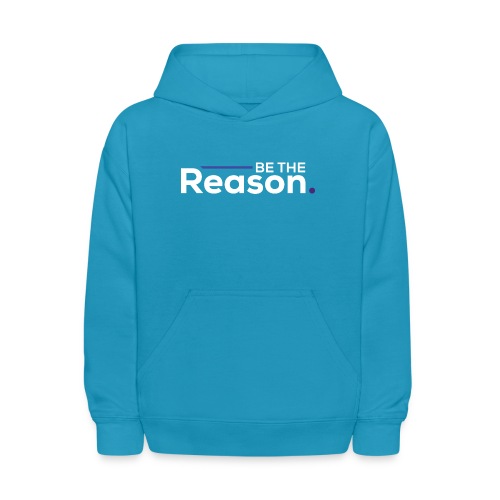 Be the Reason Logo (White) - Kids' Hoodie