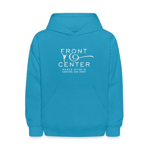 Front and Center Logo - Classic White - Kids' Hoodie