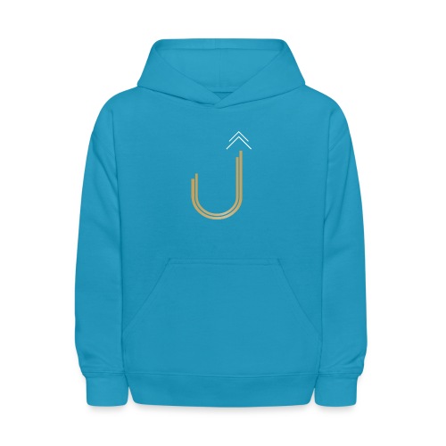 UltiUber Life Logo with White Arrows - Kids' Hoodie