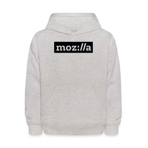 moz logo white - Kids' Hoodie