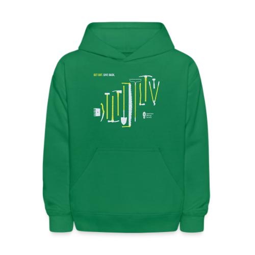 Get Out. Give Back. Trail Tool Arrangement - Kids' Hoodie