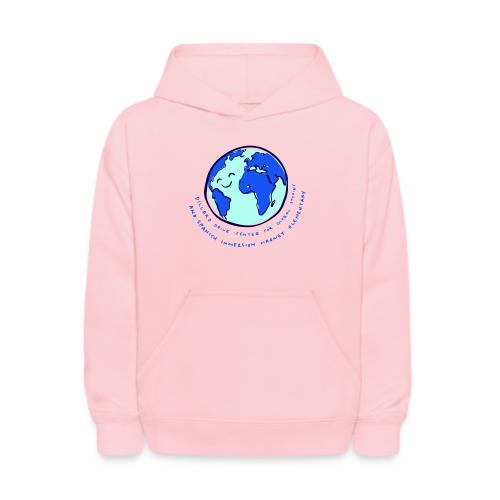 hello theme world - Kids' Hoodie