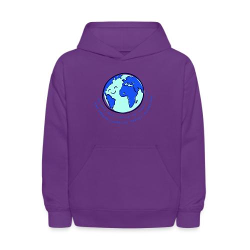 hello theme world - Kids' Hoodie
