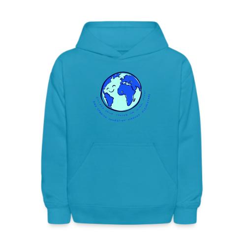 hello theme world - Kids' Hoodie