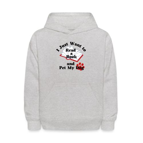 Book Dog - Kids' Hoodie