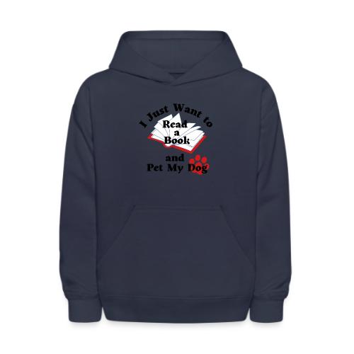 Book Dog - Kids' Hoodie