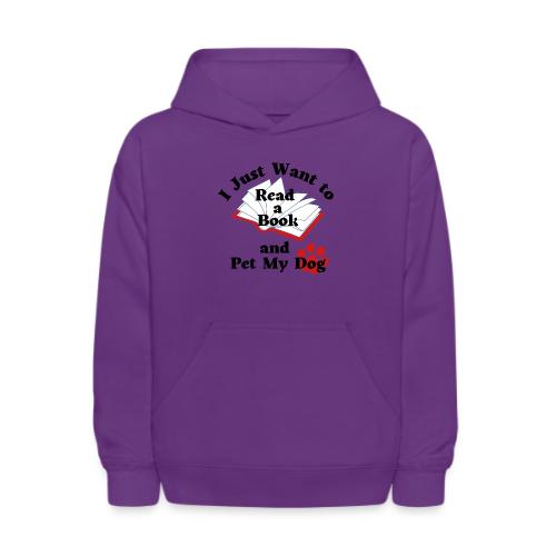 Book Dog - Kids' Hoodie