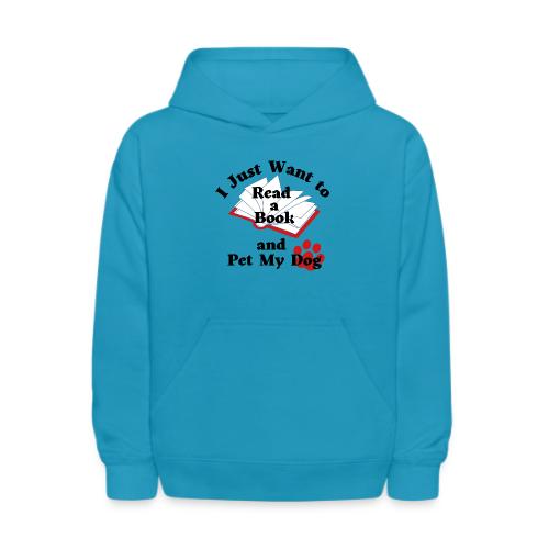 Book Dog - Kids' Hoodie