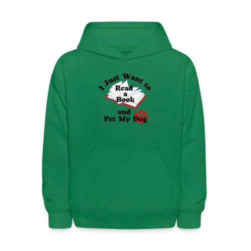 Book Dog - Kids' Hoodie