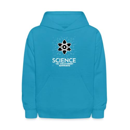 Science The Evolutionary Advocate White Design - Kids' Hoodie