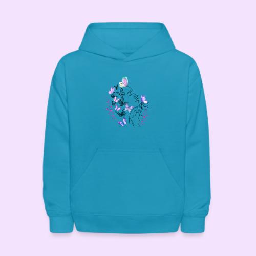 Dreamy Butterfly Goddess - Fairytale Design - Kids' Hoodie