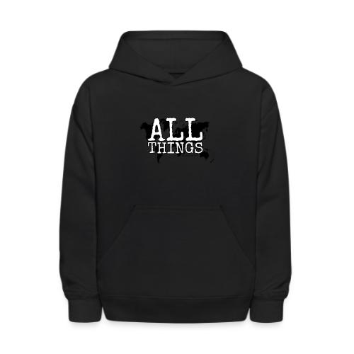 All Things World Map - Kids' Hoodie