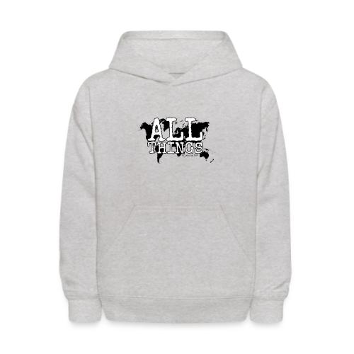 All Things World Map - Kids' Hoodie