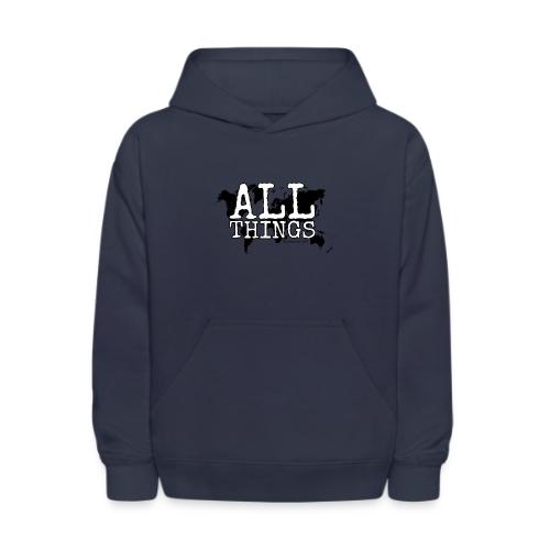 All Things World Map - Kids' Hoodie